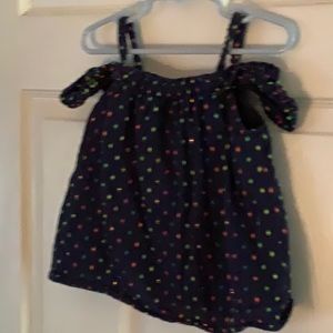 Navy blue with multi color